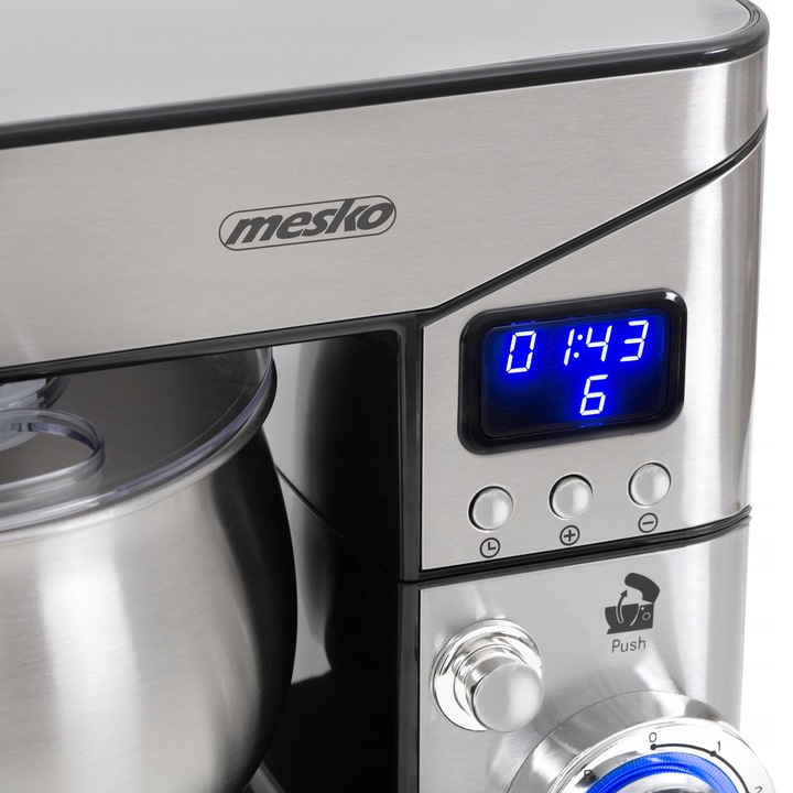 Robot Kuchenny Planetarny AGD Drobne Do Kuchni 2000W Misa 5L Hak LCD