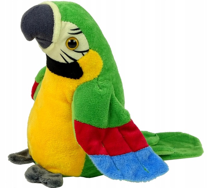 Papuga powtarzająca interaktywna powtarza GADAJĄCA