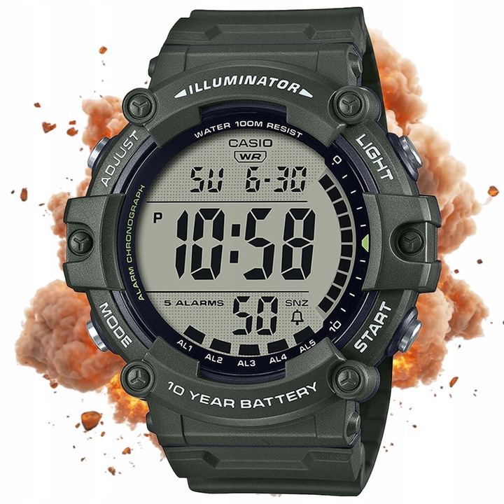 ZEGAREK MESKI CASIO GSHOCKI ELEKTRONICZNY SPORTOWY WOJSKOWY TAKTYCZNY PRACY