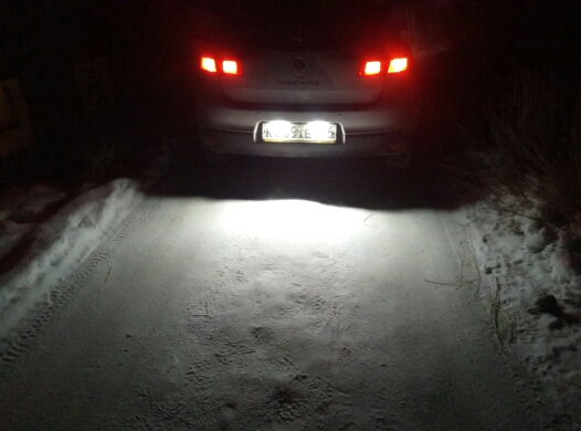 PODŚWIETLENIE LED TABLICY REJESTRACYJNEJ REJESTRACJI RENAULT Master II III