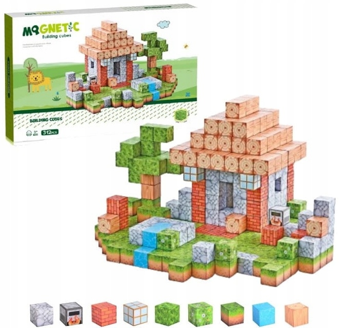 KLOCKI MAGNETYCZNE ZESTAW KONSTRUKCYJNY XXL CEGIEŁKI DLA DZIECKA DORIS