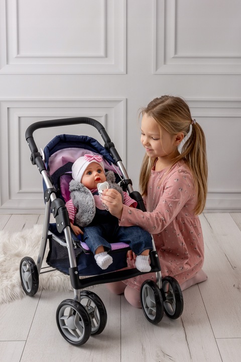 Lalka bobas interaktywna mówi śpiewa PL ZESTAW SMOCZEK + PAMPERSY + BUTELKI