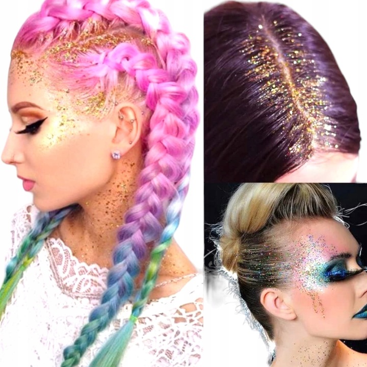 BROKAT DO ZDOBIENIA TWARZY CIAŁA UST WŁOSÓW GEL