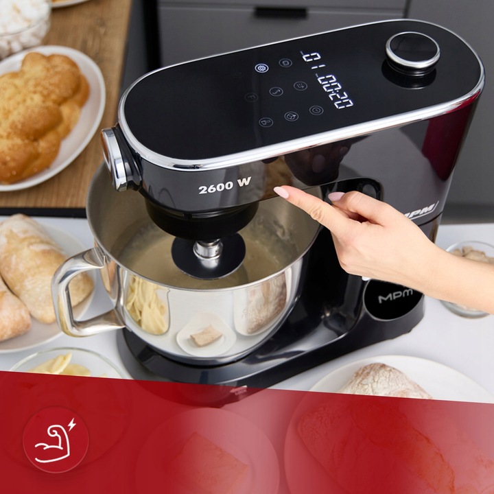 Robot planetarny kuchenny duża moc MPM MRK-22 2600 W
