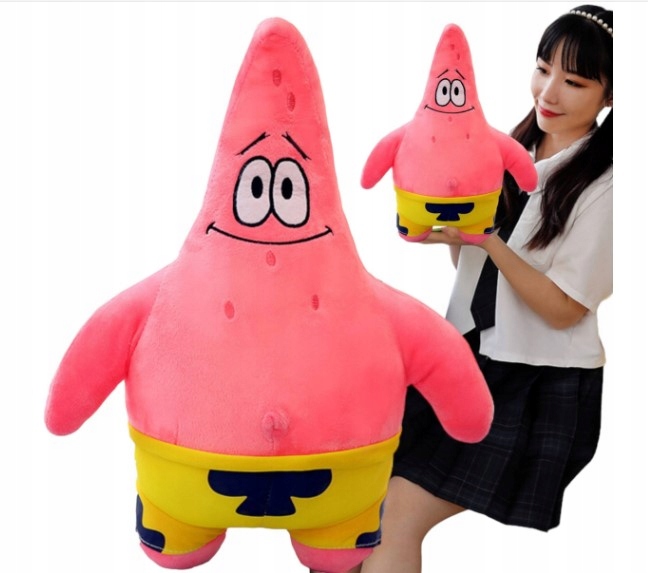 Spongebob Patryk Rozgwiazda Maskotka Pluszowa Duża Zabawka 33 cm
