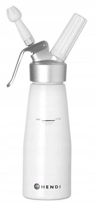 Hendi Syfon do bitej śmietany 0,5 l SYFON BEZ NABOI