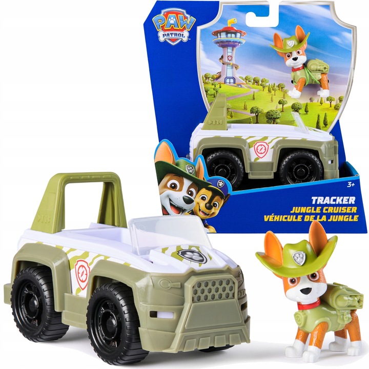 PSI PATROL TRACKER POJAZD TERENOWY JEEP + FIGURKA