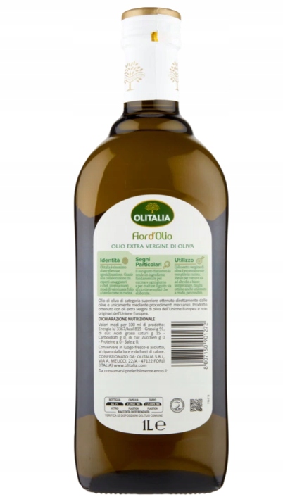 OLITALIA OLIO EXTRAVERGINE DI OLIVA Oliwa z oliwek extra virgin 1L