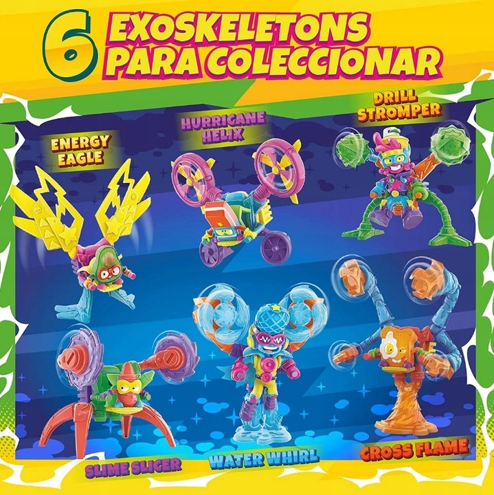 SUPER ZINGS THINGS Turbo Ice + Egzoszkielet SUPERTHINGS seria 11 12 Pojazd