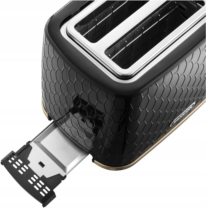 Toster 3 funkcje Sencor 7201BK 930W biały odgrzewanie timer tacka termostat