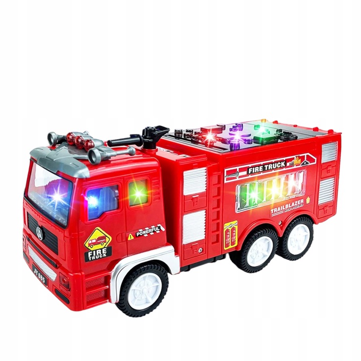 Straż pożarna wóz strażacki światło dźwięk automatyczna jazda