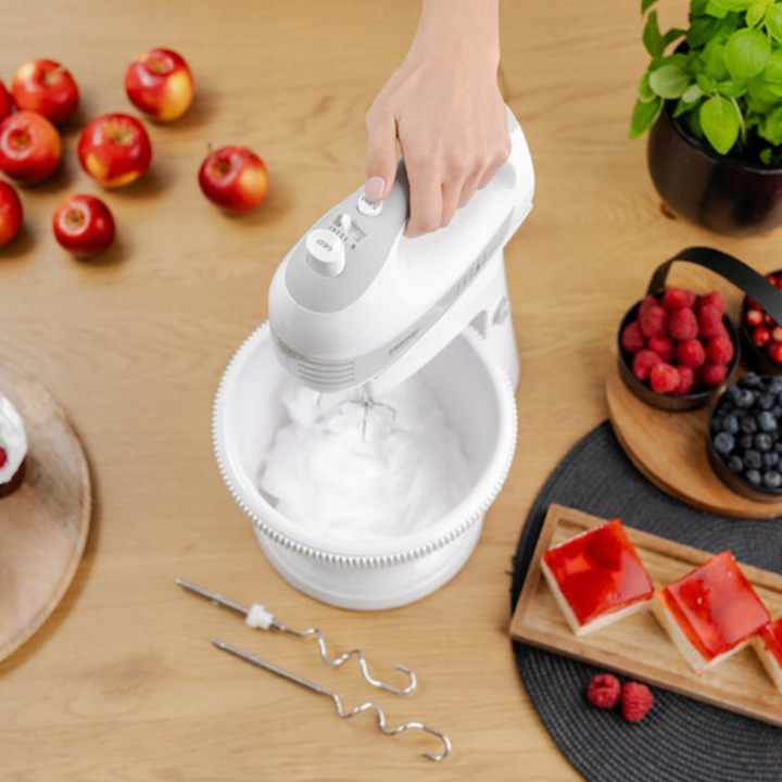 MIKSER ZELMER ZHM2459S 700W OBROTOWA MISA 2,5L 5 PRĘDKOŚCI TURBO