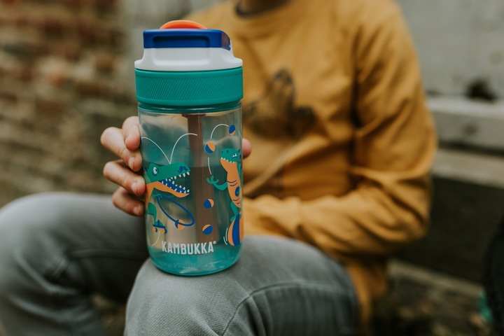 Butelka na wodę dla dzieci Kambukka Lagoon 400ml Juggling Dino