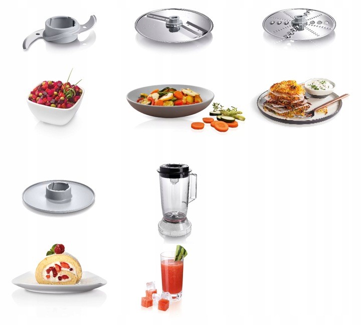 BOSCH ROBOT KUCHENNY KOMPAKTOWY BLENDER MCM3201B 800W MuliTalent CZARNY