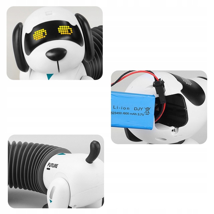 Robot Pies Programowalny interaktywny robo pies zdalnie sterowany robot