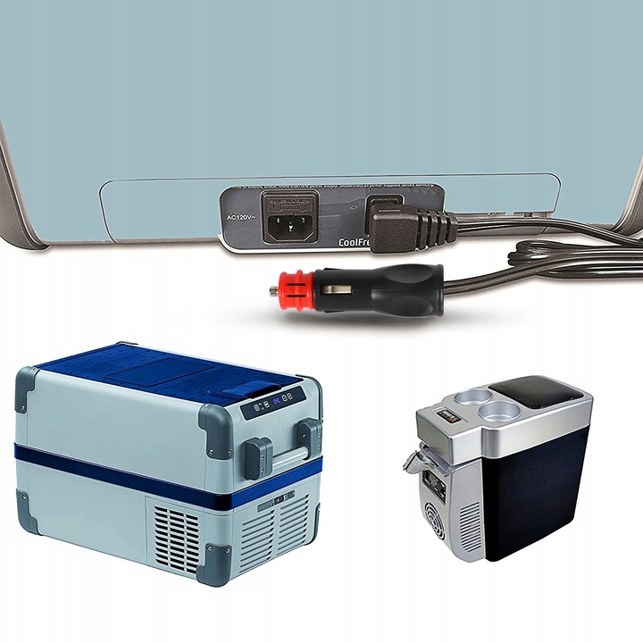 12V 24V KABEL PRZEWÓD DO LODÓWKI TURYSTYCZNEJ 2 METRY MIEDŹ MOCNY SOLIDNY