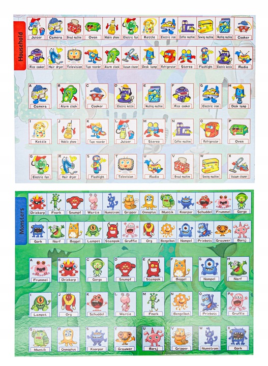 Edukacyjna GRA PAMIĘCIOWA Zgadnij Kto to? PRZENOŚNA WALIZKA 8 PLANSZ