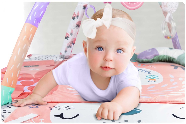 MATA EDUKACYJNA INTERAKTYWNA DLA NIEMOWLĄT DWUSTRONNA DUŻA XXL 5w1 NUKIDO