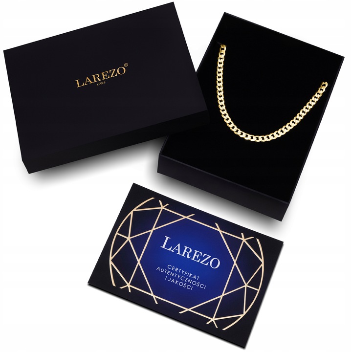 ZŁOTY ŁAŃCUSZEK MĘSKI PANCERKA 4g PEŁNY KUTY MOCNY ŁAŃCUCH 50 cm SREBRO 925