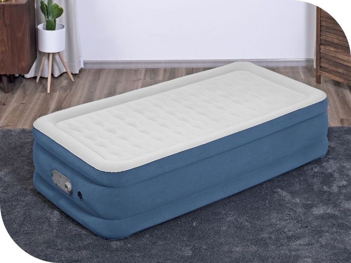 Materac Dmuchany Jednoosobowy Łóżko z Pompką 230V Bestway 6713P MODEL 2025