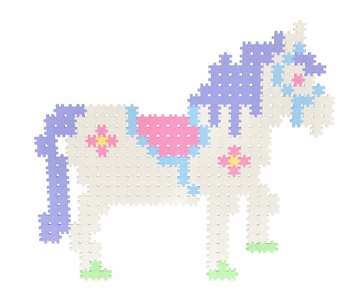 KLOCKI KONSTRUKCYJNE MINI WAFLE Meli Minis Pastel 1200 El PUZZLE MOZAIKA