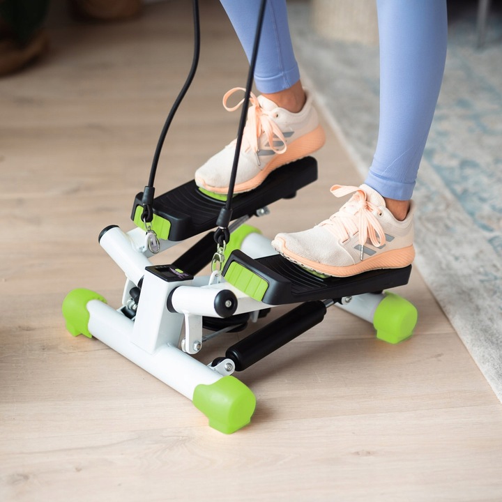 Stepper HMS S3033 Mini skośny z linkami Zielony