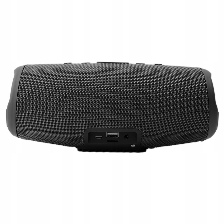 GŁOŚNIK PRZENOŚNY BLUETOOTH + LED BEZPRZEWODOWY CZARNY WODOODPORNY SOLIDNY