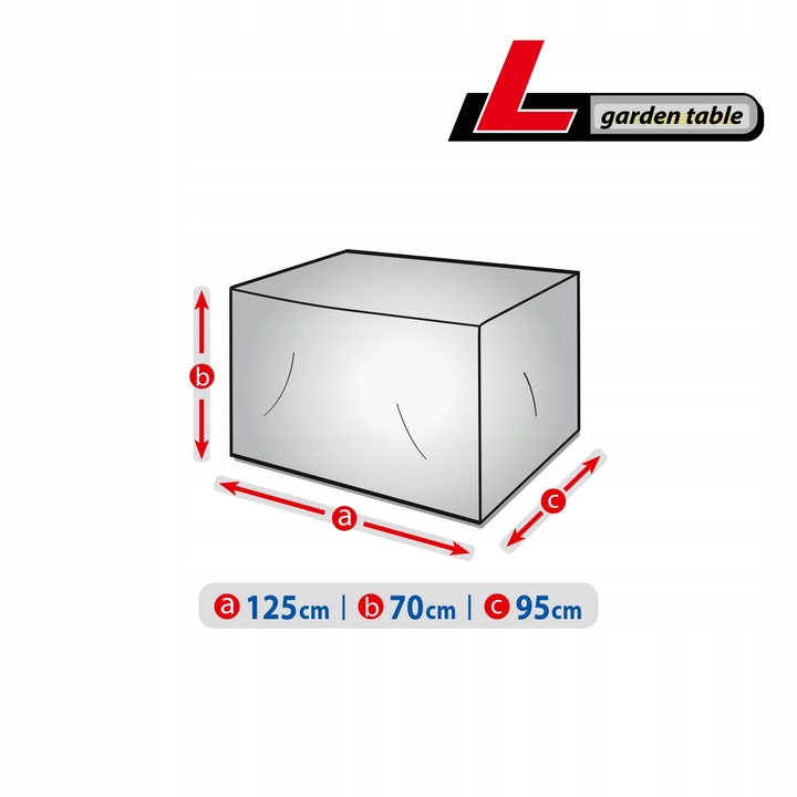 Plandeka pokrowiec ochronny na STÓŁ ogrodowy NIEPRZEMAKALNY WODOODPORNY
