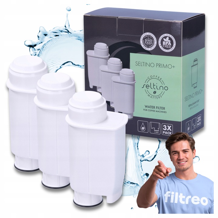 Wkład filtrujący Seltino Primo Plus x3 zamiennik do Brita Intenza+ CA6702