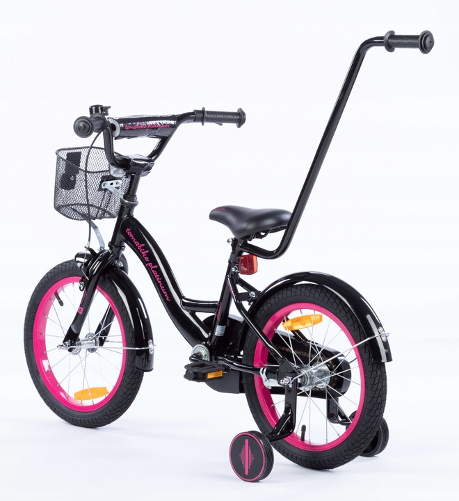 rower rowerek TOMABIKE 16 cali Platinum prowadnik