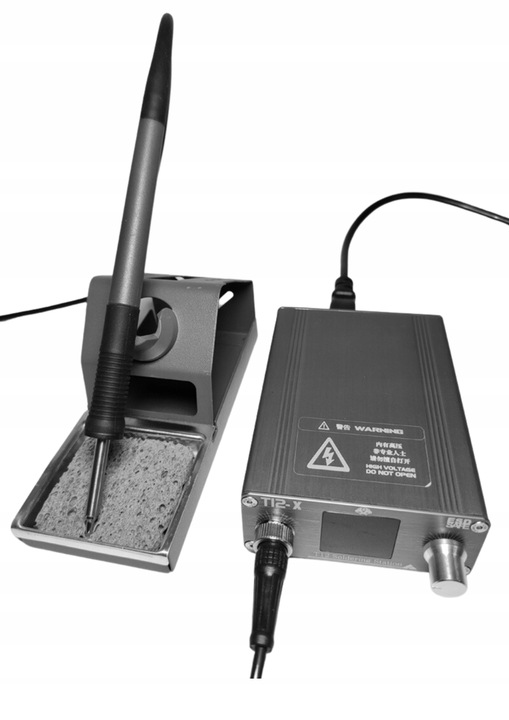 Stacja lutownicza lutownica OSS TEAM T12-X 72W na groty T12 oporowa 480st.