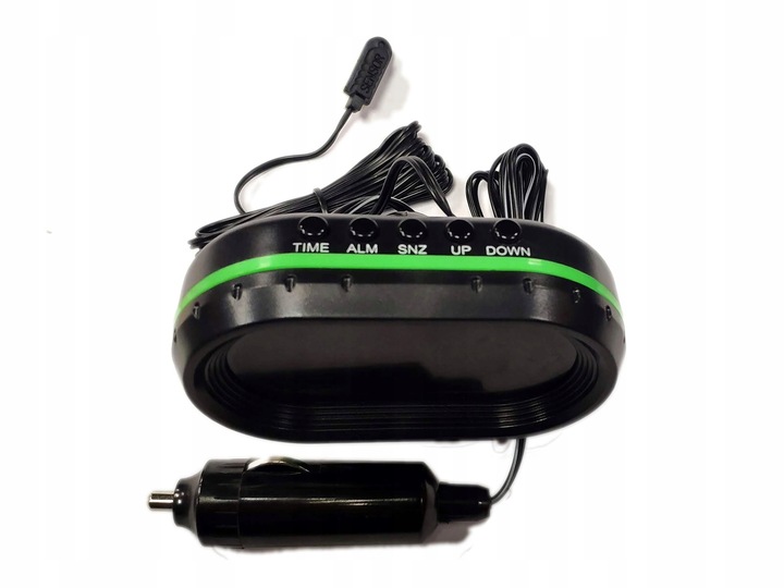 Termometr samochodowy stacja pogody woltomierz