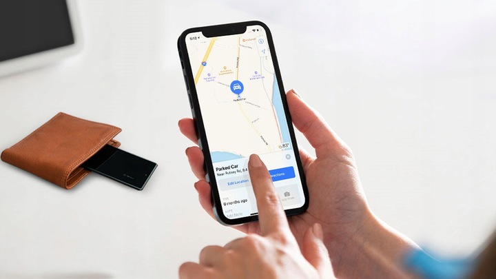 Lokalizator GPS MiCard Pro karta do portfela WIZYTÓWKA QR APPLE IOS