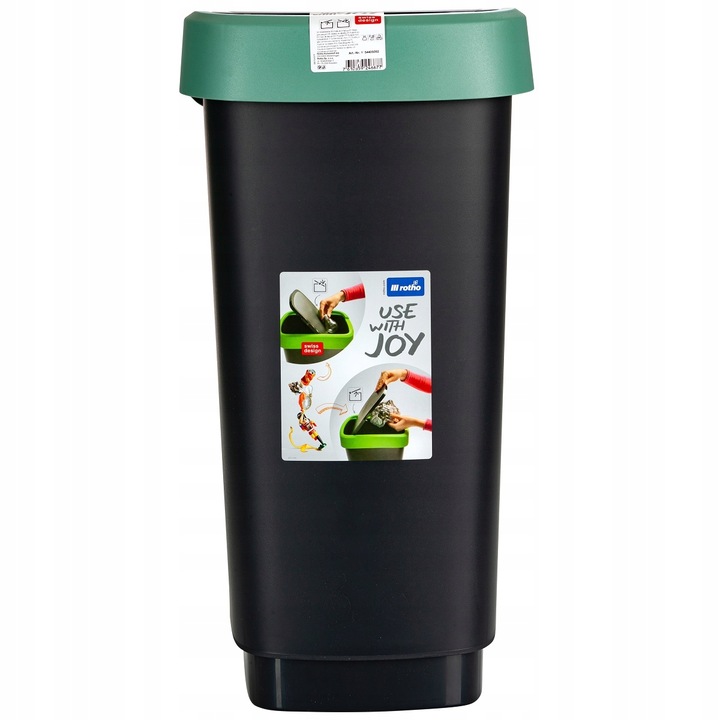 ROTHO, Kosz na śmieci SWING 25 l TWIST