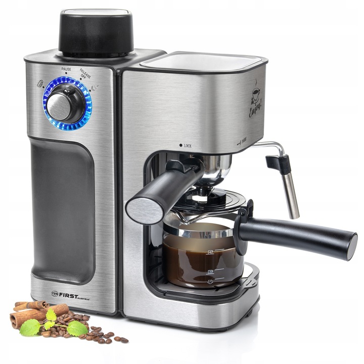 Ekspres do Kawy Kolbowy Ciśnieniowy First Austria – Wysoka Jakość!