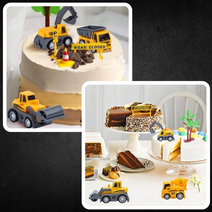 TOR SAMOCHODOWY WYŚCIGOWY DLA DZIECI POJAZDY BUDOWLANE NA PREZENT 255 EL.