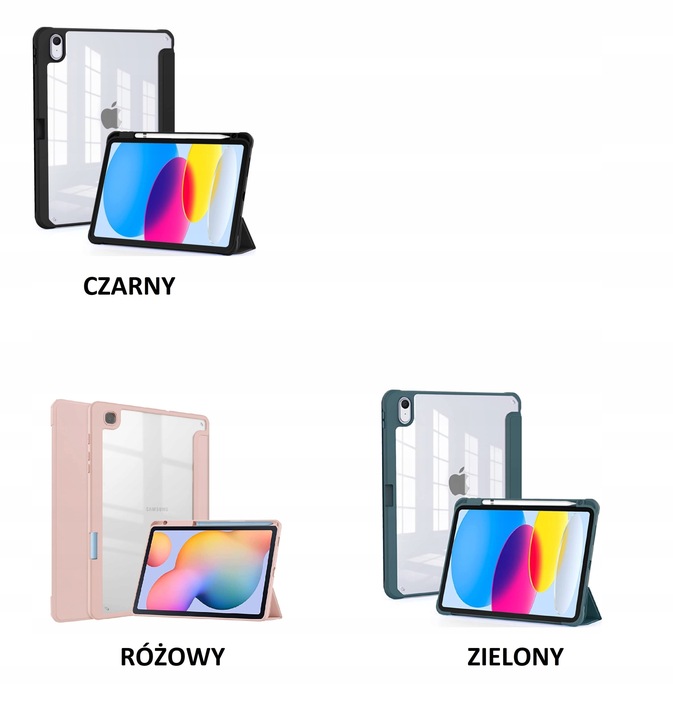 ETUI CLEAR PENCIL do Apple iPad 10 GEN 10.9 2022