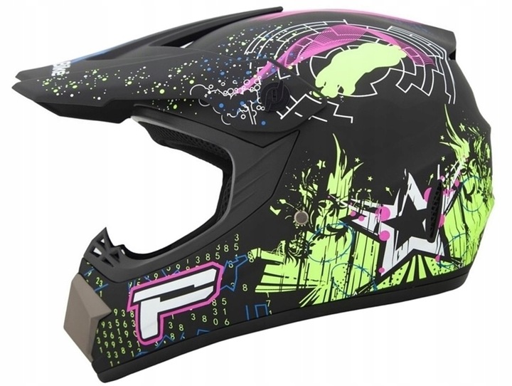 KASK CROSS GOGLE RĘKAWICE NA CROSS ENDURO QUAD ROWER BMX HULAJNOGA XS