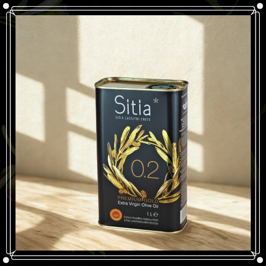 Doskonała GRECKA oliwa z oliwek Premium SITIA 0,2% 1L data aż do 06/27