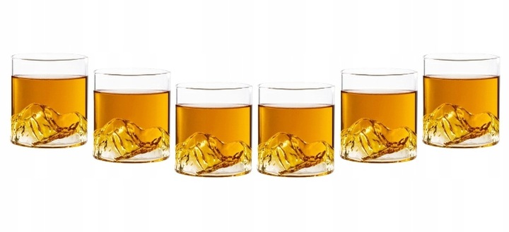 Zestaw szklanek do whisky 6szt. GRAWER upominek PREZENT WIECZÓR KAWALERSKI