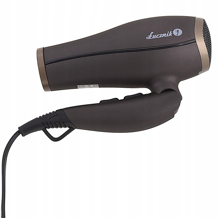 Suszarka do włosów z jonizacją z dyfuzorem składana turystyczna mocna 2200W