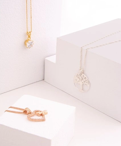 Łańcuszek srebrny naszyjnik 925 Kot Kotek Serce