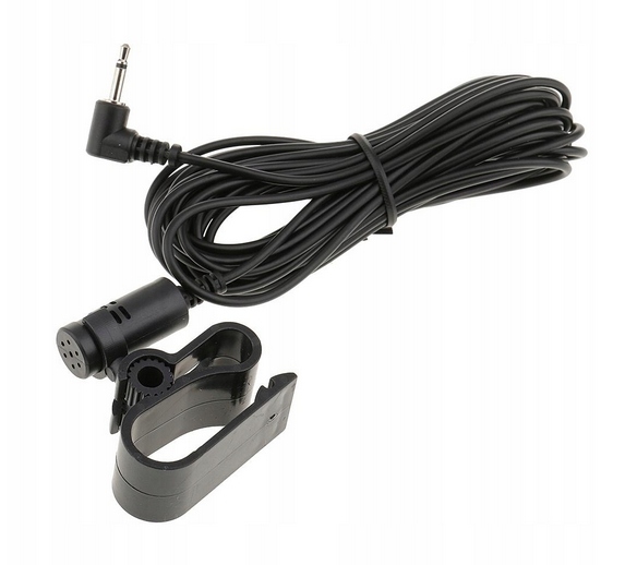 MIKROFON ZEWNĘTRZNY WTYK 2,5mm DO RADIA LAPTOPA JVC PIONEER SONY MOTOROLA