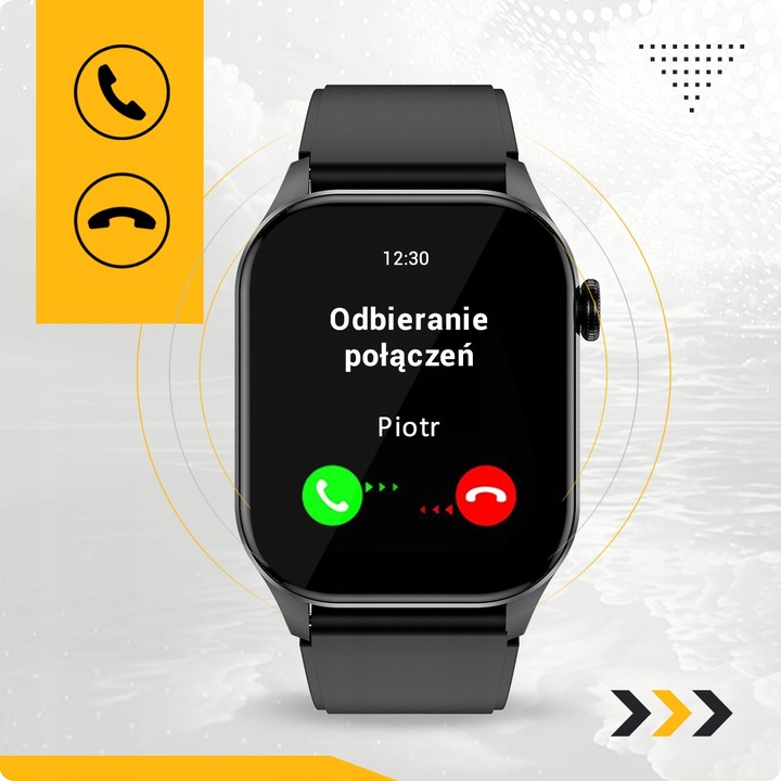 SMARTWATCH DAMSKI ZEGAREK POMIAR GLUKOZY CIŚNIENIE MENU PL ROZMOWY 2 PASKI