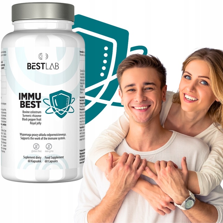 Best Lab ImmuBest BESTLAB Immu Best Odporność Wzmocnienie Colostrum Kurkuma