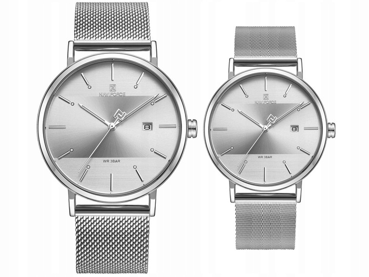 KOMPLET PREZENTOWY 2 ZEGARKI NAVIFORCE -ZN113A NA PREZENT DLA PAR