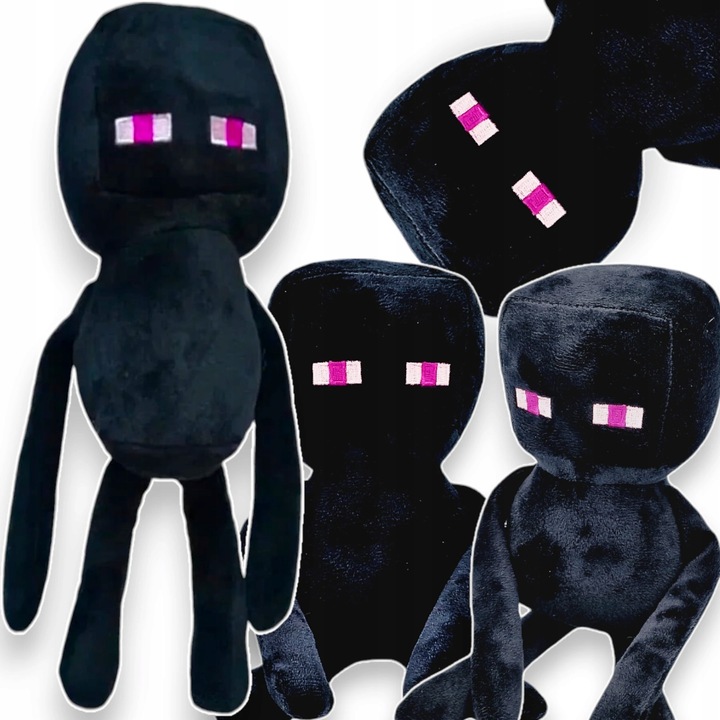 MINECRAFT PLUSZOWA MASKOTKA Z BAJKI ENDERMAN DUŻA PLUSZAK POSTAĆ Z GRY 32CM
