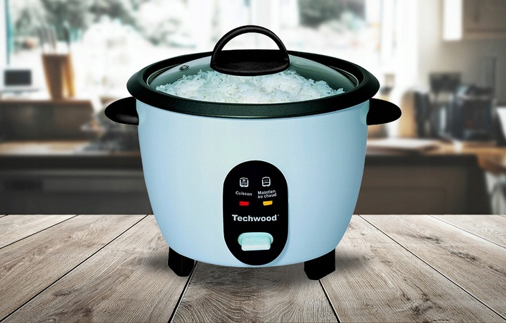 TECHWOOD RYŻOWAR ELEKTRYCZNY POJEMNY GARNEK URZĄDZENIE DO GOTOWANIA RYŻU