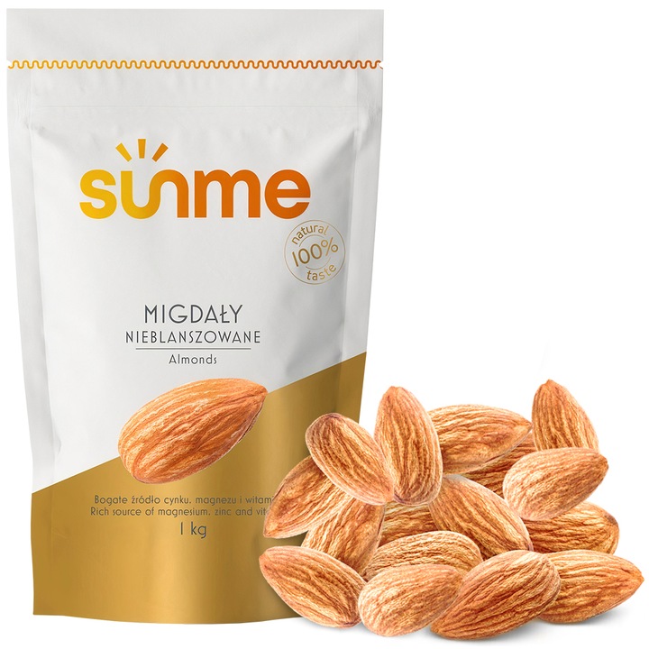 MIGDAŁY CAŁE 1kg Naturalne Hiszpiania jakość