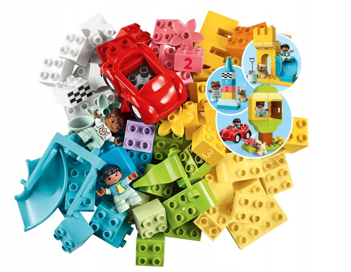 KLOCKI LEGO DUPLO DUŻE PUDEŁKO XXL KREATYWNE KLOCKI PREZENT DLA 2,3,4 LATKA